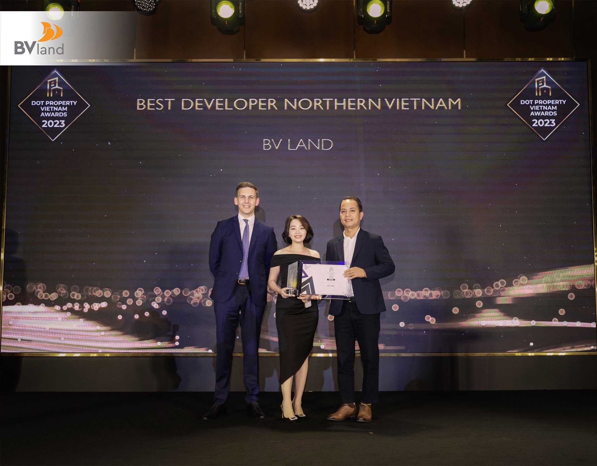 BV LAND NHẬN GIẢI THƯỞNG NHÀ PHÁT TRIỂN BĐS TỐT NHẤT MIỀN BẮC 2023