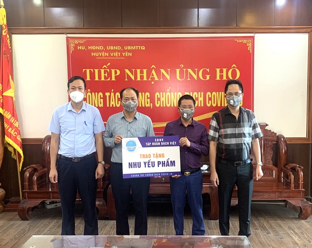 QUỸ TRĂNG XANH CHUNG TAY HỖ TRỢ VIỆT YÊN ĐẨY LÙI COVID