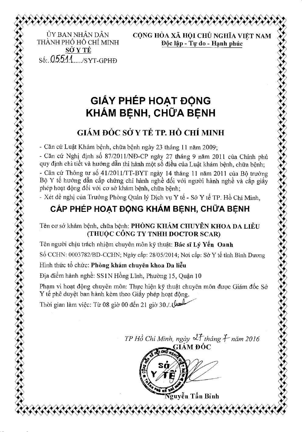 giay-phep-hoat-dong-kham-chua-benh-doctor-scar giấy phép hoạt động khám chữa bệnh doctor scar
