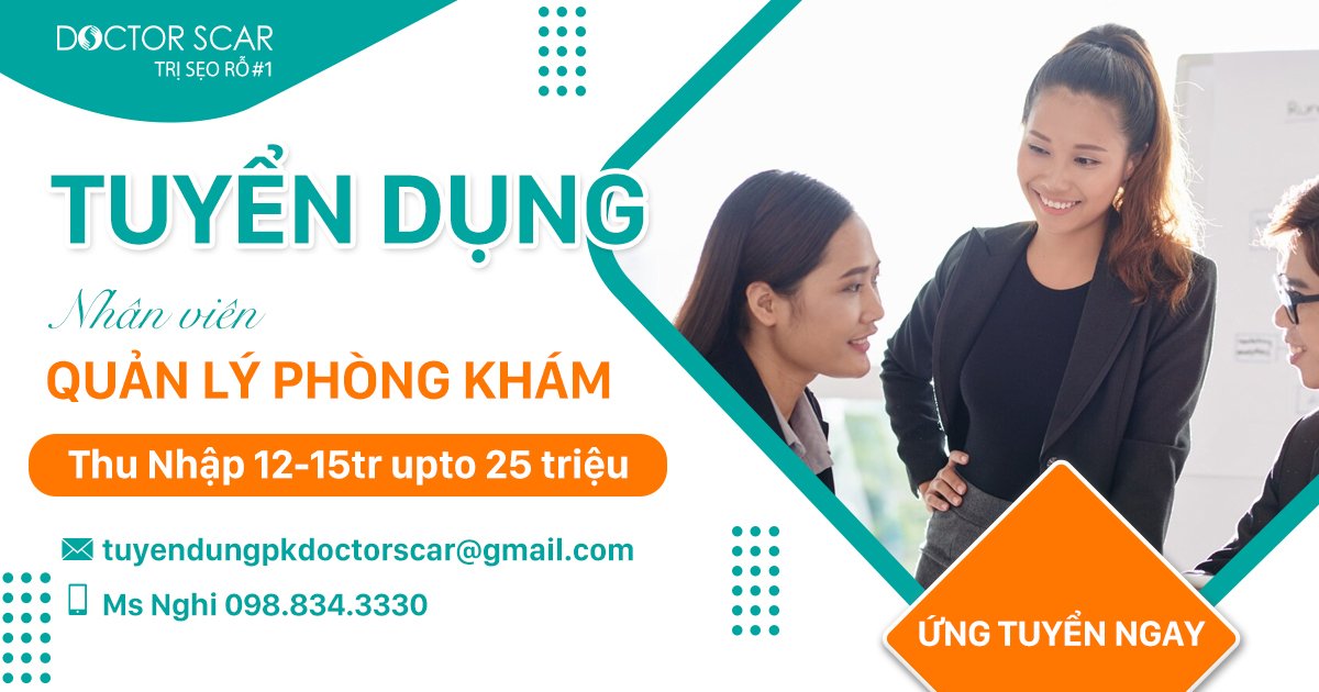 tuyen-quan-ly-phong-kham tuyển quản lý phòng khám da liễu tại tphcm