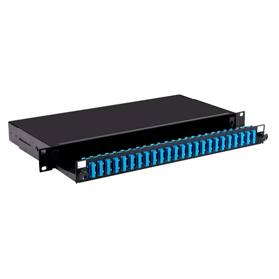 Optical Distribution Fiber Rack mount 19″ – full load – 24Port SC Duplex or LC Quad