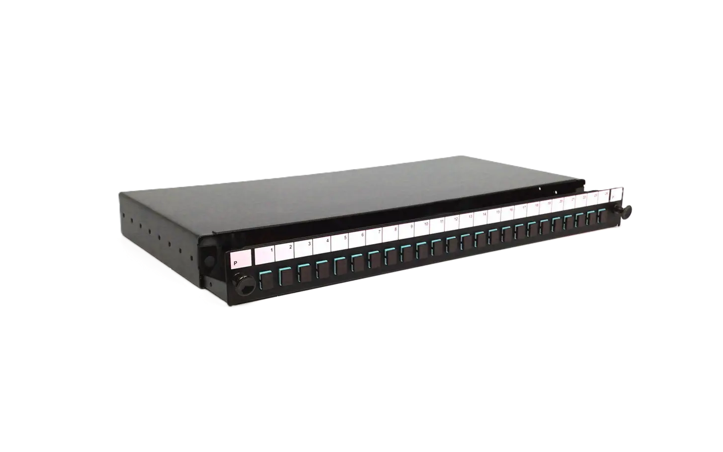 Optical Distribution Fiber Rack mount 19″ – full load – 24Port SC Simplex or LC Duplex