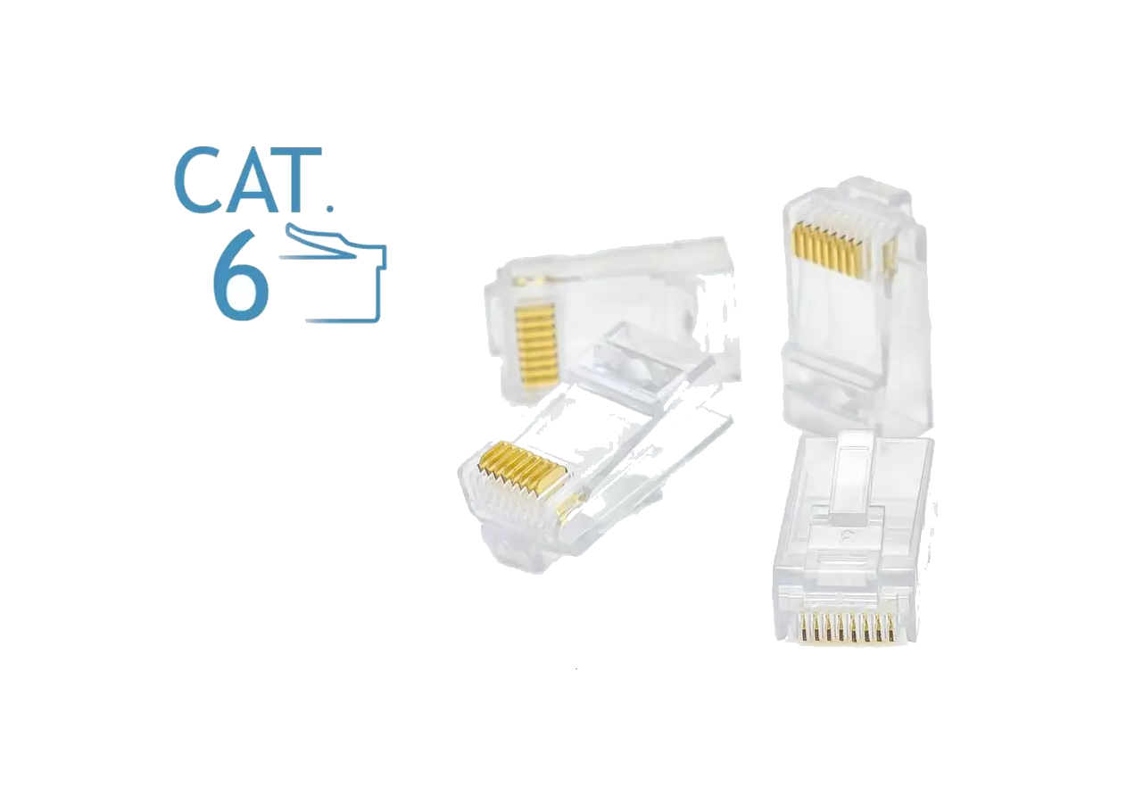Plugs RJ-45 CAT6 UTP