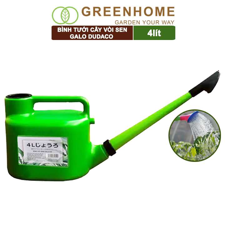 Bình Tưới Cây Vòi Sen, Galo Dudaco, 4 Lít, 2 Chế Độ Tưới, Dễ Sử Dụng, Tháo Lắp Dễ Dàng, Độ Bền Cao