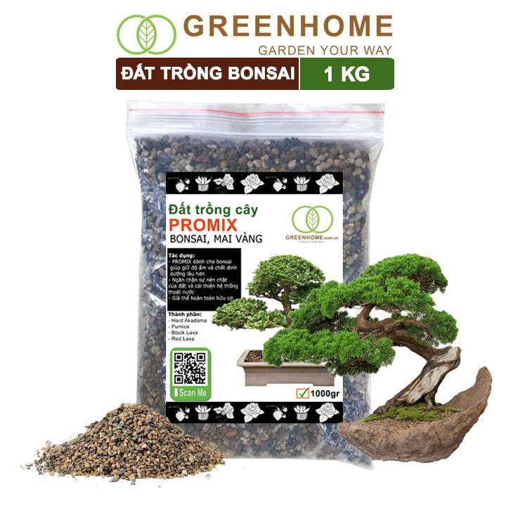 Đất Trồng Cây Bonsai Promix, Trộn Sẵn, Tiện Dụng, Giữ Ẩm Tốt, Thoáng Khí, Rễ Khoẻ, Thân To