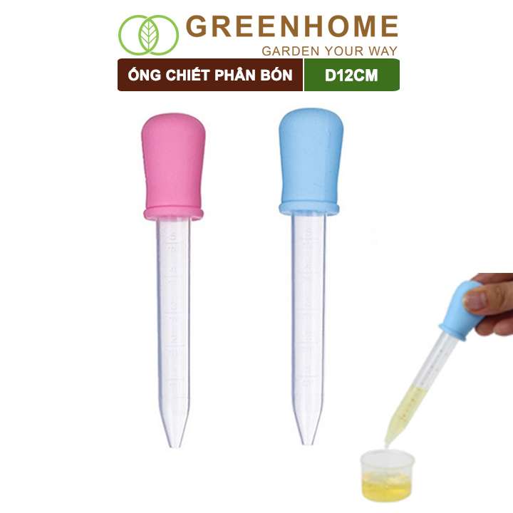 Ống Pipet, 5ml, D15cm, Chiết Phân Bón Dạng Nước, Có Vạch Định Lượng, Đa Năng, Tiện Dụng