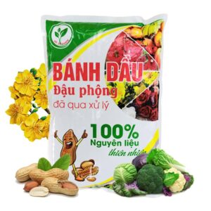 Bánh Dầu Đậu Phộng, Bao 1kg, Phân Bón Hữu Cơ Hàm Lượng Đạm Cao, Chuyên Hoa, Rau, Củ, Quả, Kiểng