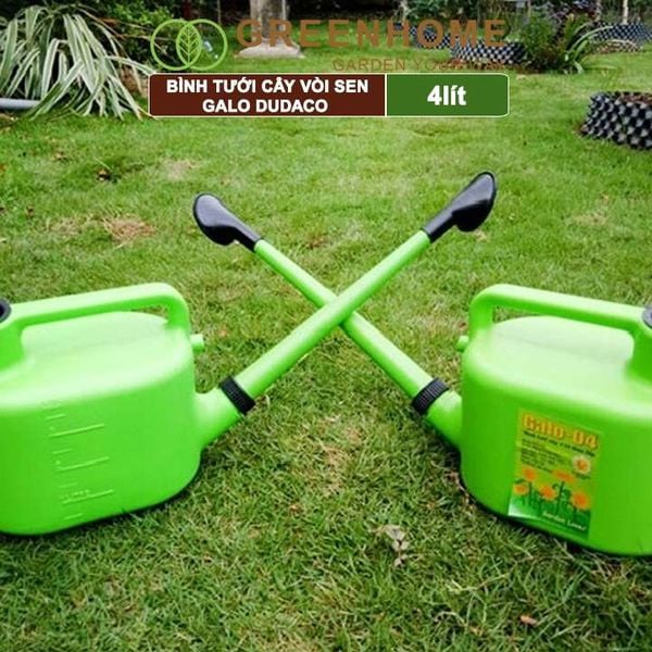 Bình tưới cây vòi sen Galo, 4 lít, 2 chế độ tưới, dễ sử dụng, tháo lắp dễ dàng, độ bền cao |Greenhome