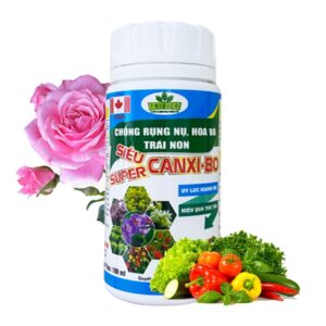 Phân bón Canxi Bo, Chai 100ml, Tăng đậu trái, Chống rụng hoa và trái non, chống thối trái, dùng cho cây ăn quả