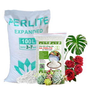 Đá Perlite, Giàu Khoáng Chất, Tăng Độ Tơi Xốp, Giá Thể Trân Châu Trồng Hồng, Thuỷ Canh, Kiểng Lá