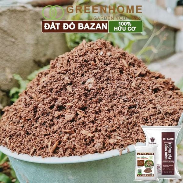 Đất đỏ bazan Tropical, trồng hoa hồng, kiểng lá, rau sạch, cây ăn trái |Greenhome