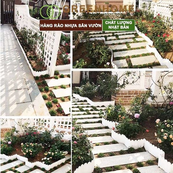 Hàng rào sân vườn Nhật Bản, Daim, dễ lắp ráp, độ bền 5 năm, nhiều kích thước, màu sắc |Greenhome