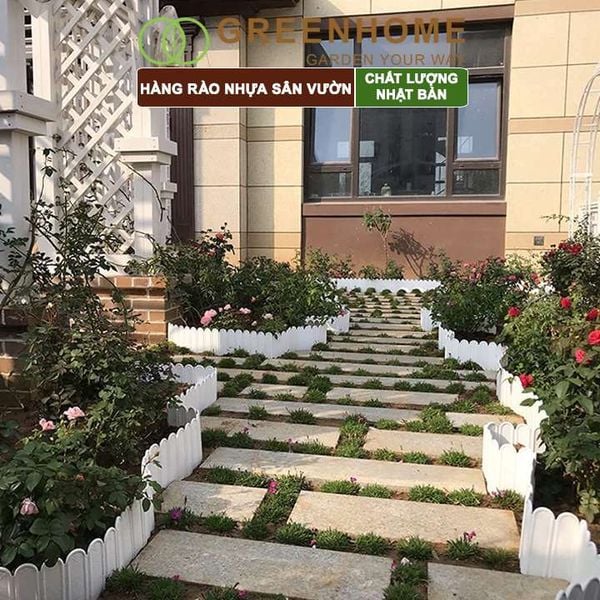 Hàng rào sân vườn Nhật Bản, Daim, dễ lắp ráp, độ bền 5 năm, nhiều kích thước, màu sắc |Greenhome