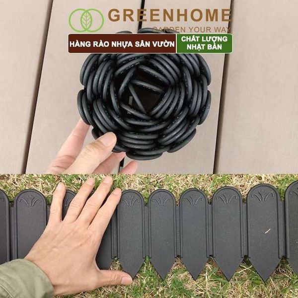 Hàng rào sân vườn Nhật Bản, Daim, dễ lắp ráp, độ bền 5 năm, nhiều kích thước, màu sắc |Greenhome
