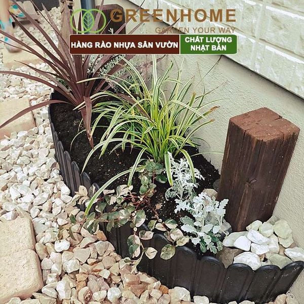 Hàng rào sân vườn Nhật Bản, Daim, dễ lắp ráp, độ bền 5 năm, nhiều kích thước, màu sắc |Greenhome