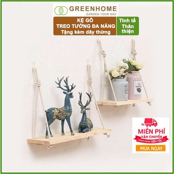 Kệ gỗ treo tường