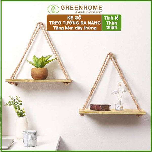 Kệ gỗ treo tường