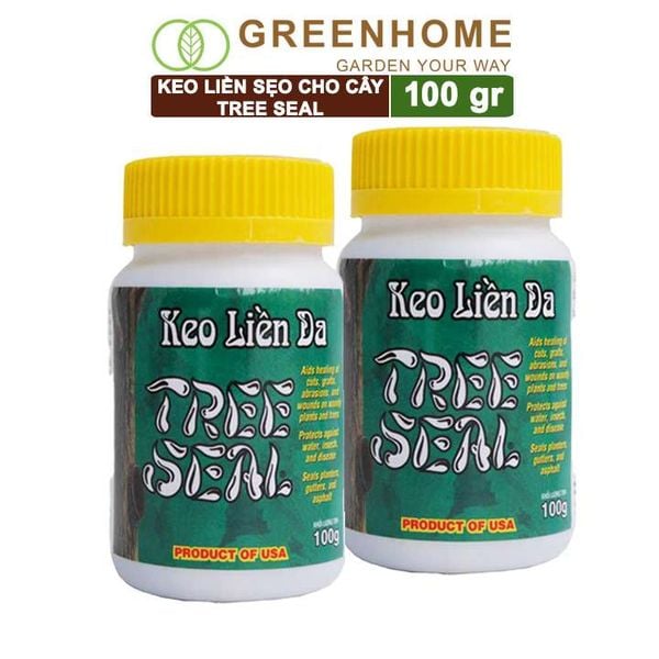 Keo liền sẹo cho cây Tree Seal, chai 100gr, hỗ trợ chiết cành, tạo dáng, bảo vệ vết cắt |Greenhome