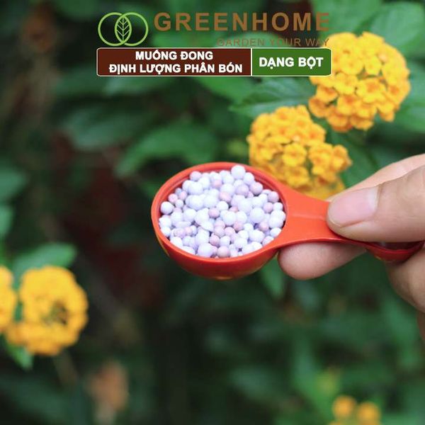 Muỗng đong định lượng phân bón dạng bột, 2 đầu, chia vạch sẵn, tiện lợi, dễ sử dụng