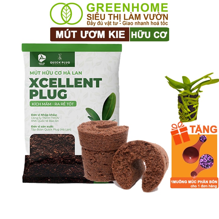 Mút Ươm Kie, 6x6x4cm, Giá Thể Hà Lan, Hữu Cơ, Kích Rễ, Ươm Hạt, Chiết Cành Phong Lan, Trồng Thuỷ Canh