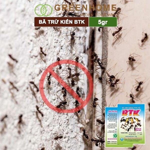 Thuốc diện kiến tận ổ BTK, gói 5gr, hiệu quả cao, dễ sử dụng, tác dụng lâu dài