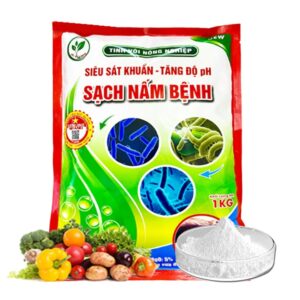 Tinh Vôi Nông Nghiệp, Bao 1kg, Cải Tạo Đất, Sạch Nấm Bệnh, Bổ Sung Vi Lượng Giúp Lá To, Quả Nặng