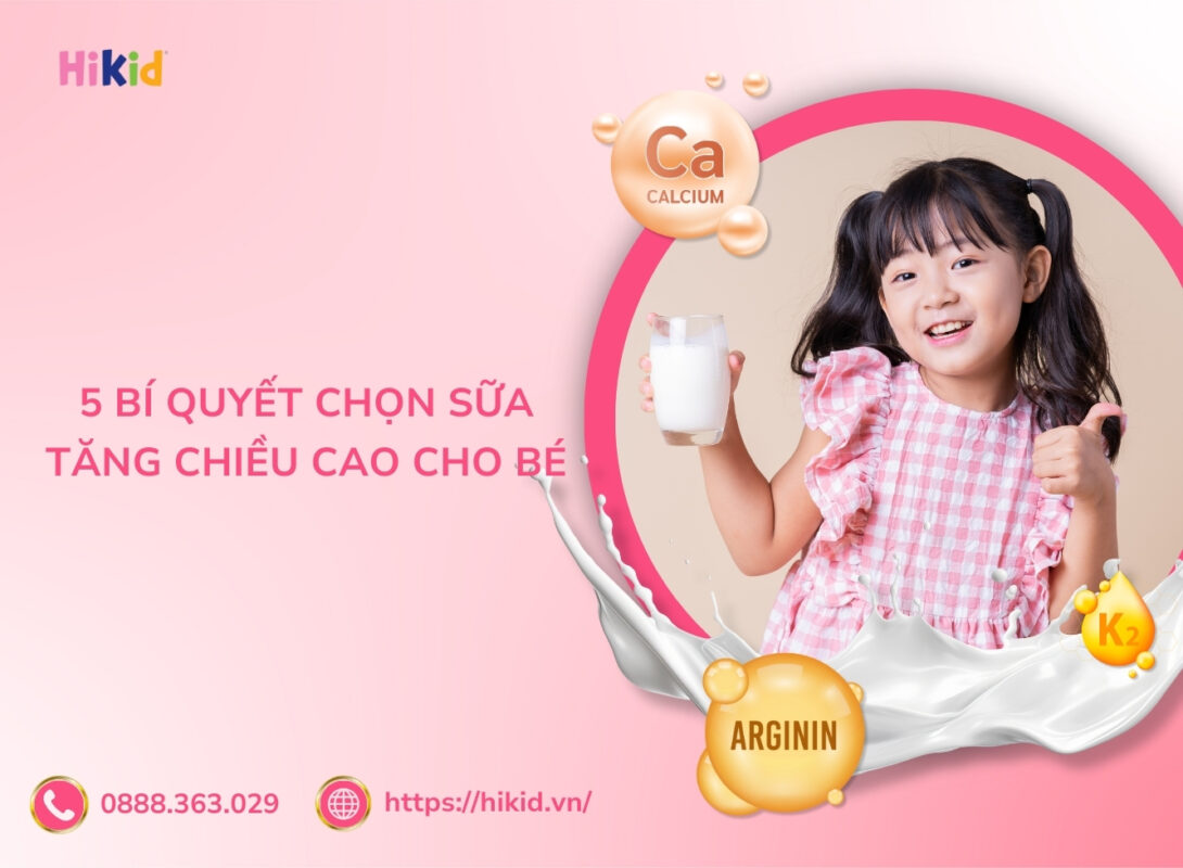 chọn sữa tăng chiều cao