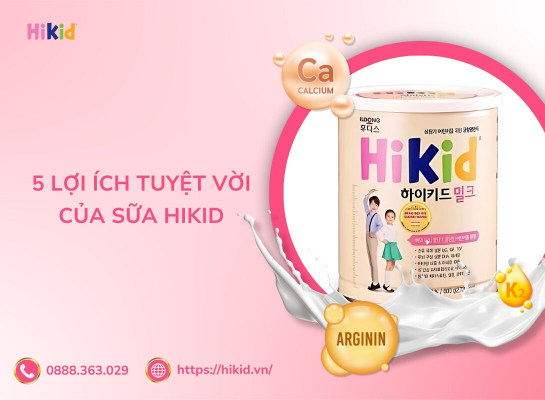 5 lợi ích sữa hikid