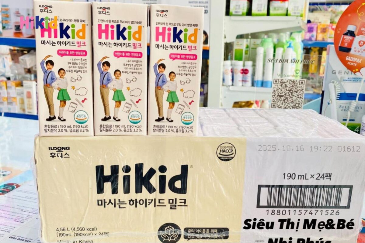 uống sữa hikid
