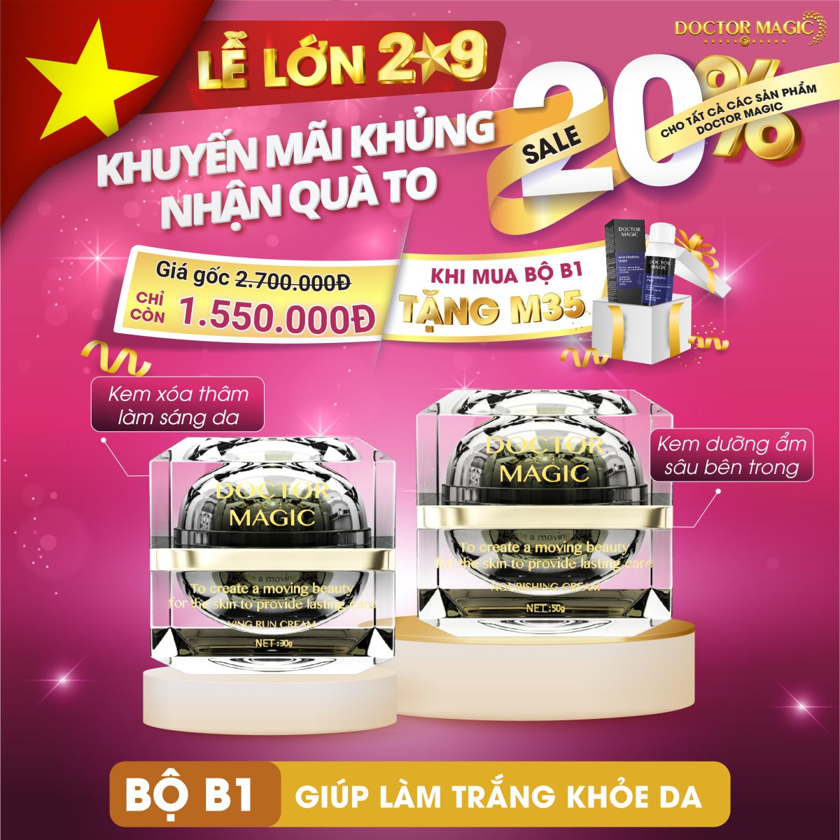 TMV Mailisa TẶNG ƯU ĐÃI KHỦNG Mừng bộ b1 doctor magic