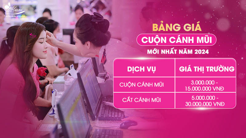 Cuốn cánh mũi bao nhiêu tiền? Bảng giá mới nhất 2024 1 - 1 cuốn cánh mũi bao nhiêu tiền bang gia thu gon canh mui