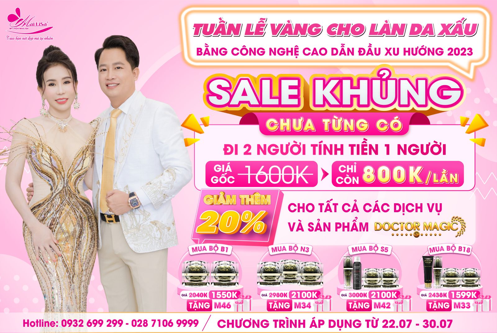 Sale Lớn Tri Ân - Nhân Ngày Nhà Giáo đại tiệc làn da