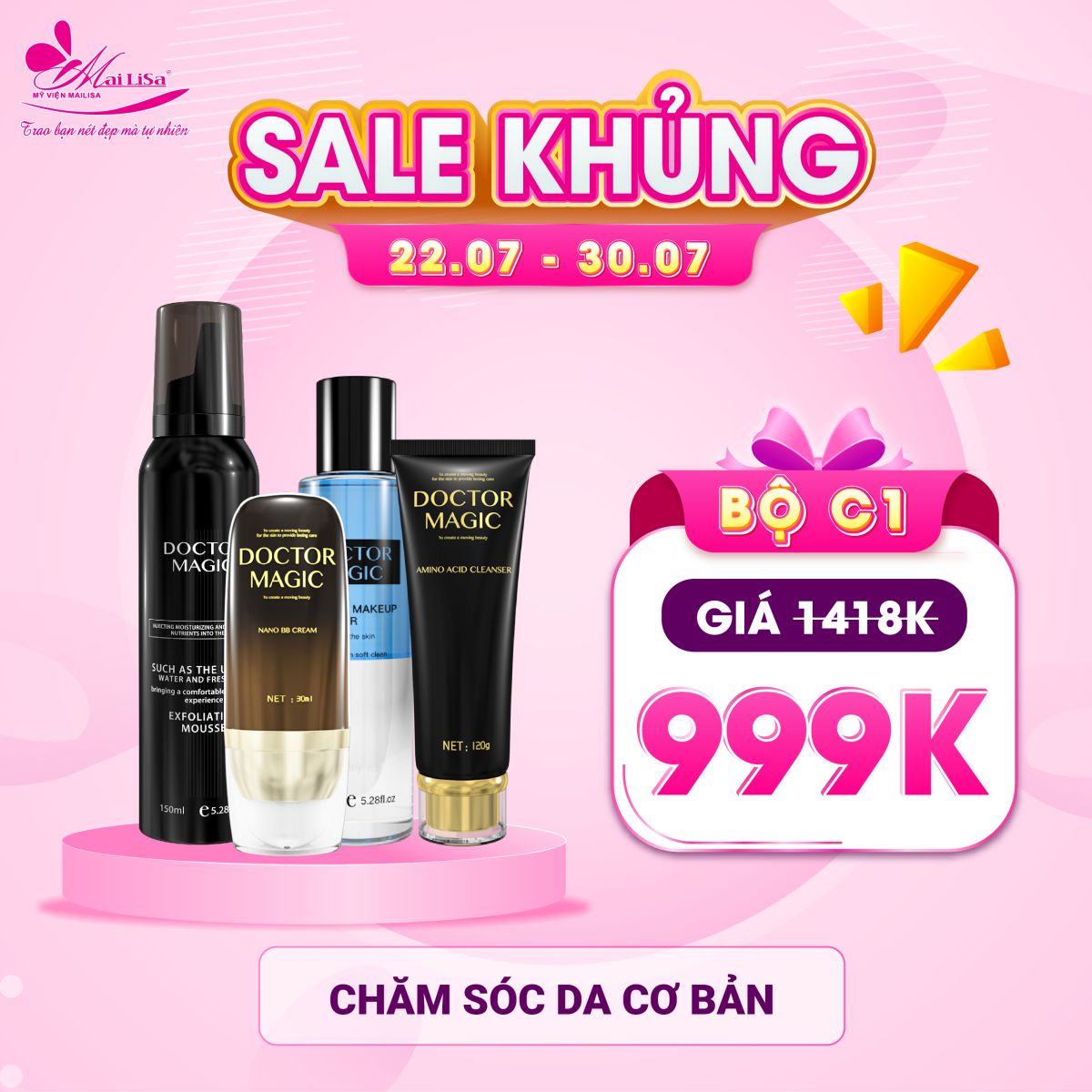 TMV Mailisa TẶNG ƯU ĐÃI KHỦNG Mừng Sinh Nhật CEO Hoàng Kim Khánh bộ c1 doctor magic