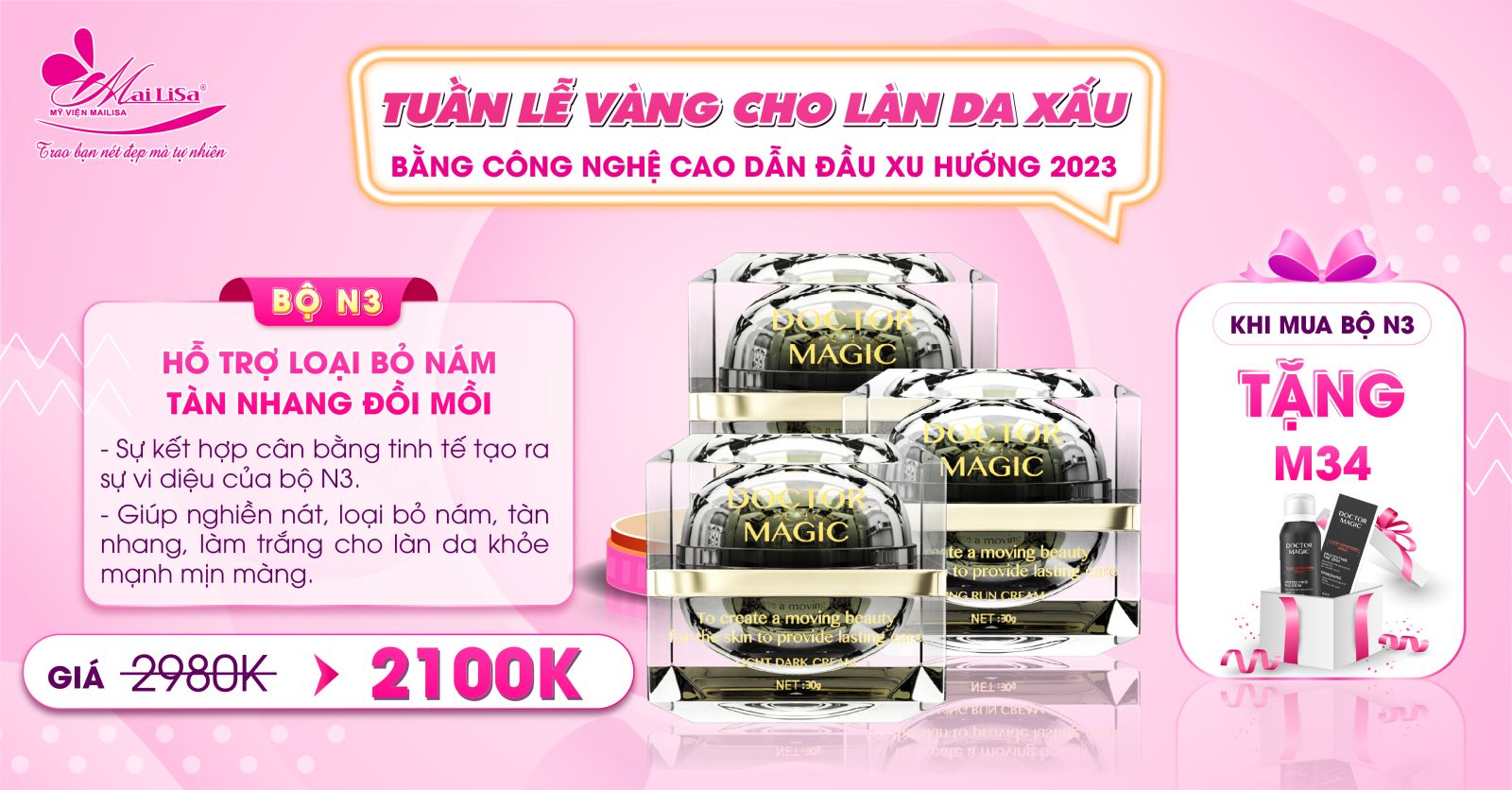 TUẦN LỄ VÀNG - CHO LÀN DA XẤU TUẦN LỄ VÀNG - CHO LÀN DA XẤU