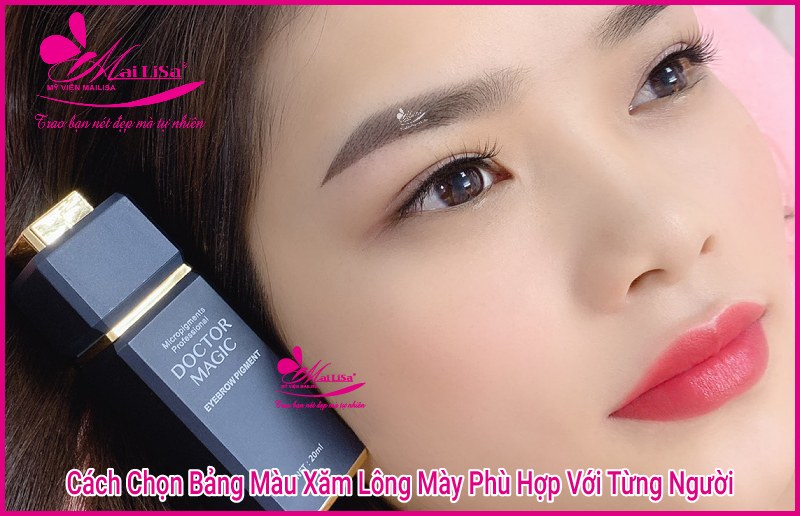 Cách chọn màu lông mày đẹp phù hợp với làn da 2022 dáng lông mày đẹp