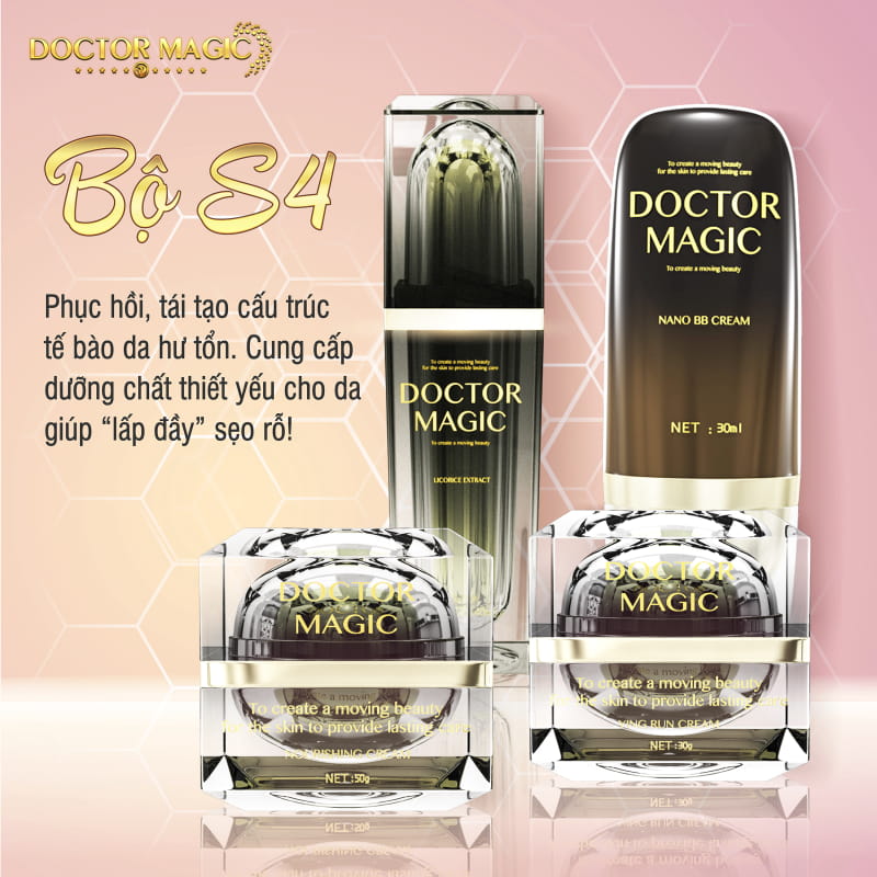 Bộ S4 - LÀM ĐẸP DA SẸO RỖ Bộ S4 - LÀM ĐẸP DA SẸO RỖ