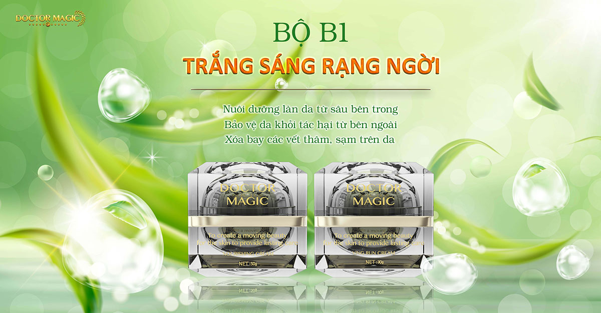 BỘ SẢN PHẨM B1 DOCTOR MAGIC BỘ SẢN PHẨM B1 - Chăm Sóc Da Sâu Bên Trong