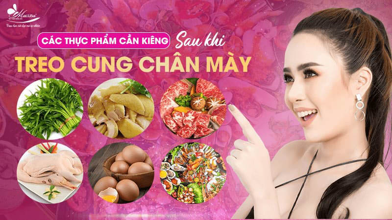 Treo chân mày là gì và có những phương pháp nào năm 2024 14 - 14 treo chân mày cac thuc pham can kieng sau khi treo khung chan may