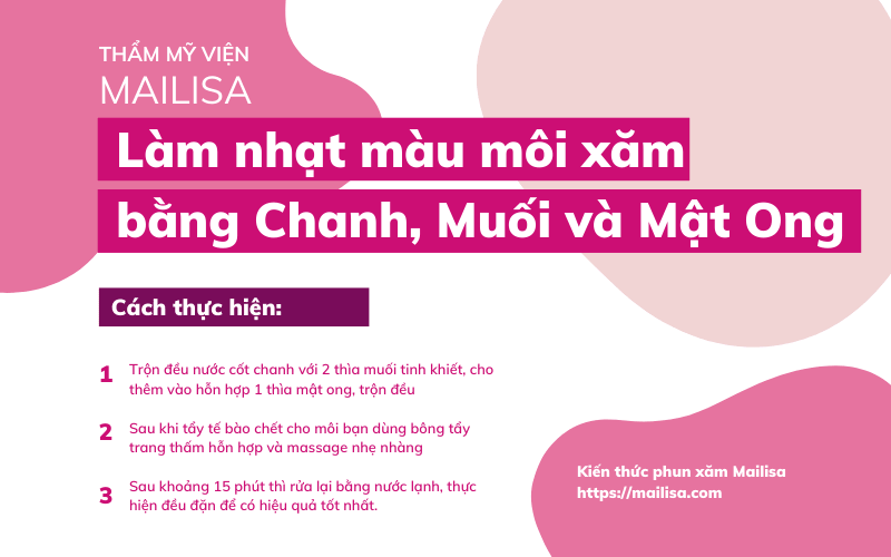 5 cách xử lý làm mờ vết viền xăm môi đậm tại nhà HIỆU QUẢ trong TIK TOK cách làm nhạt màu môi phun xăm