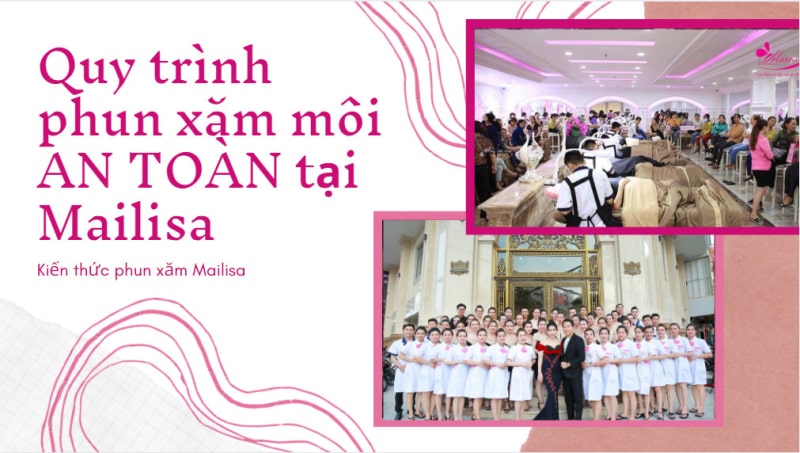 Có nên phun môi pha lê không? So sánh phun môi pha lê và phun môi hồng baby mailisa cách phun xăm môi tại Mailisa