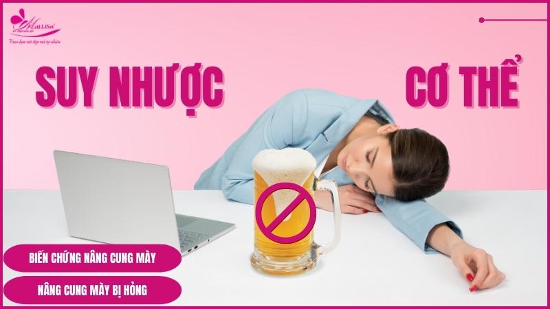 Biến chứng nghiêm trọng nâng cung mày bị hỏng 2023 Nâng cung mày có ảnh hưởng đến tướng số