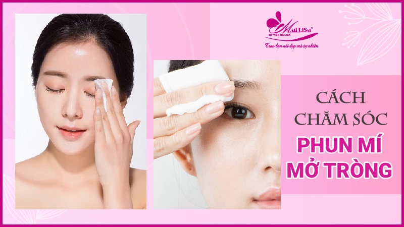 Phun mí mắt có đau không? Những lưu ý cần biết khi phun mí mắt phun mí mắt có đau không