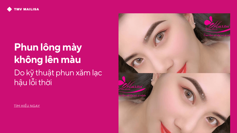 Phun mày bong ra không có màu: Nguyên nhân và Mẹo xử lý dứt điểm Phun mày bong ra không có màu