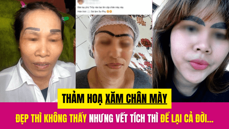 Phun xăm chân mày đẹp và điêu khắc chân mày: Nên chọn công nghệ nào HOT 2022 thảm họa xăm chân mày