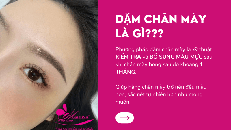 Phun lông mày bị nhạt có nên dặm chân mày không? dặm chân mày là gì