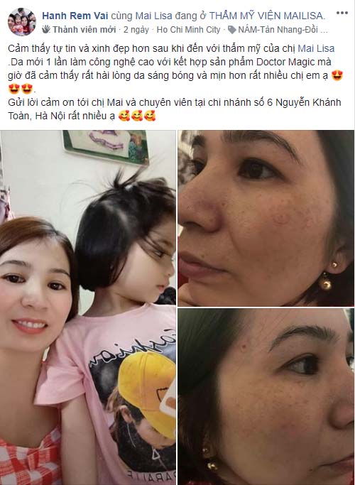 Mỹ Phẩm Doctor Magic có phải kem trộn không? trị mụn ở mailisa có tốt không