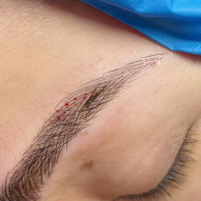 Không có nên phun chân mày tán bột 2022? Tại sao? có nên thêu lông mày điêu khắc