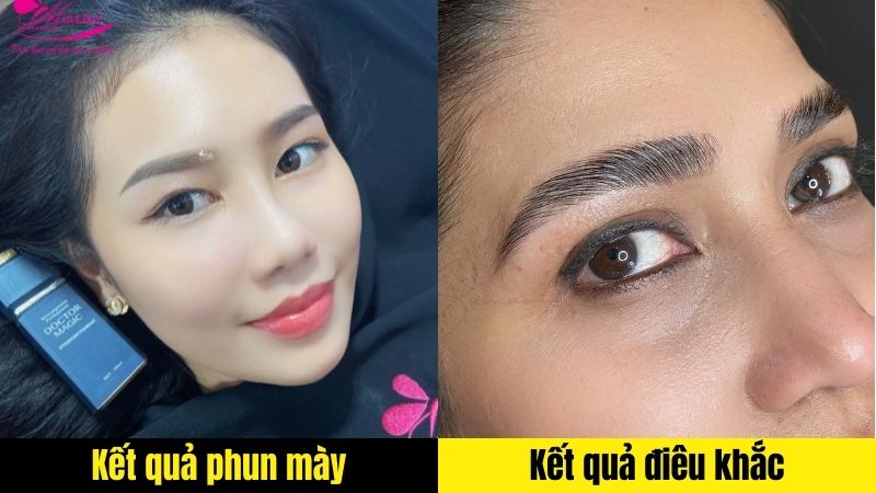 Lông mày điêu khắc là gì? RỦI RO khi điêu khắc chân mày nam nữ Điêu khắc lông mày có đẹp không