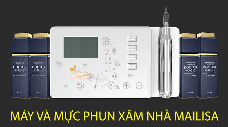 Xăm phun lông mày có ĐAU không? Có nên xăm lông mày? dụng cụ phun xăm hiện đại của Mailisa