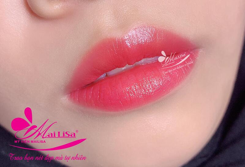 Phun môi hiệu ứng son lì 3D Mailisa: Có nên phun môi không? Phun môi ở mailisa giá bao nhiêu? hình ảnh phun môi mailisa